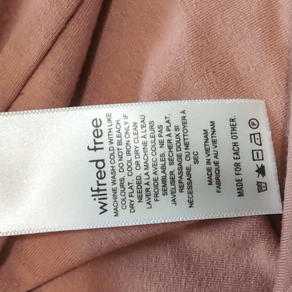 Wilfred Free Orbit Dress Ruched Front Large NEW - Picture 9 of 9